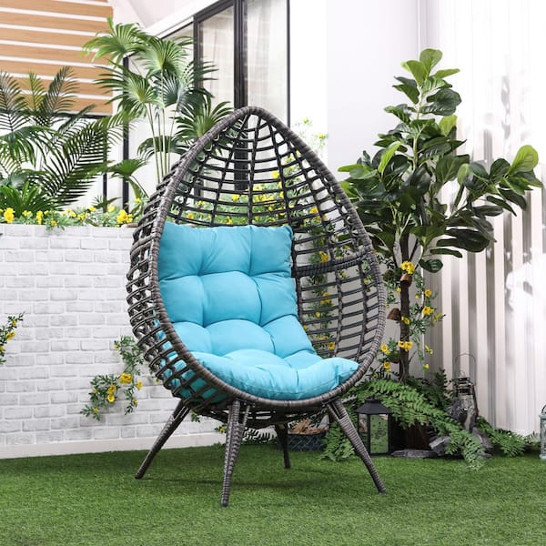 Teardrop patio hotsell chair with cushions