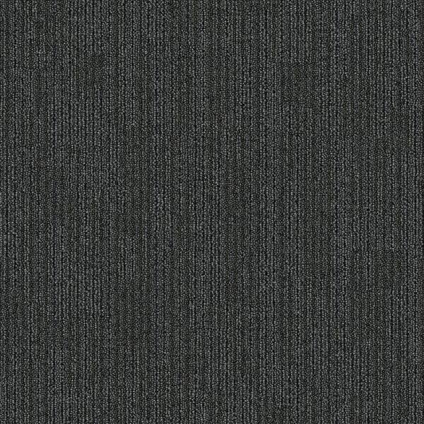Aladdin Merrick Brook - Shadow - Gray Commercial 24 x 24 in. Glue-Down Carpet Tile Square (96 sq. ft.)