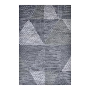 Erie Gray 3 ft. x 5 ft. Contemporary Area Rug