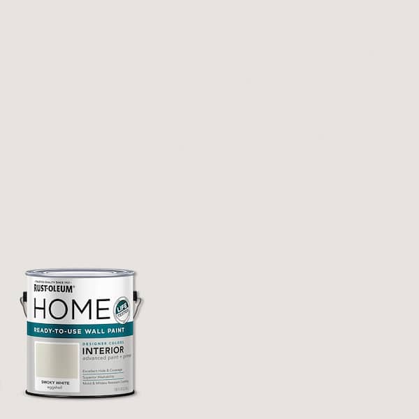 Rust-Oleum Home 1 gal. Smokey White Eggshell Interior Wall Paint