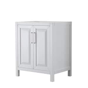 Daria 29 in. Single Bathroom Vanity Cabinet Only in White