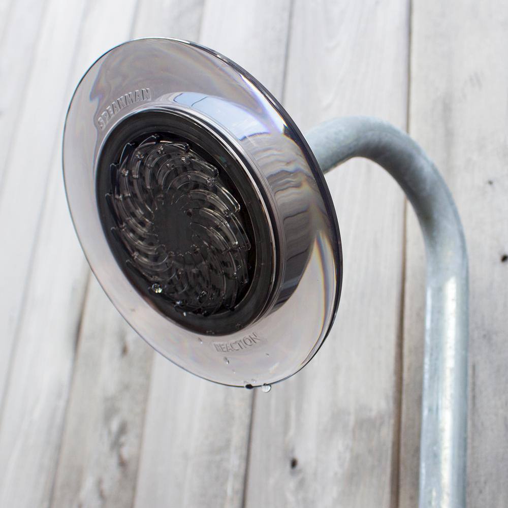 Smokey Gray Chrome Multi-Head Wall Mounted Showerhead