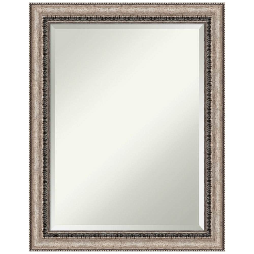 Lyla Ornate Silver and Bronze Framed Bathroom Mirror