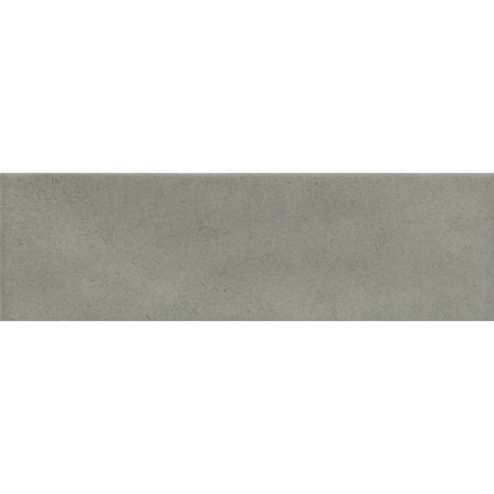 Passion 3" x 8" Glossy Gray Porcelain Wall Tile