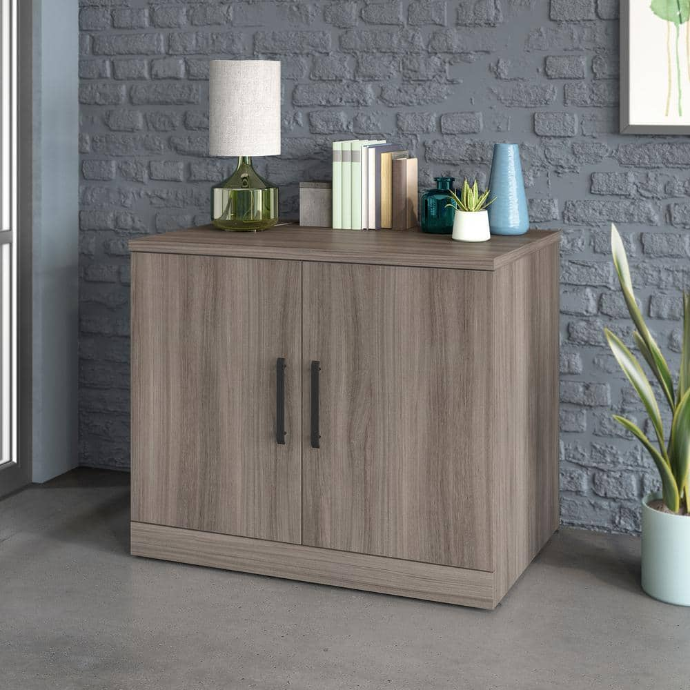 Affirm Hudson Elm Accent Storage Cabinet with 2-Doors and Melamine Top ...