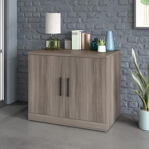 Affirm Hudson Elm Accent Storage Cabinet with 2-Doors and Melamine Top