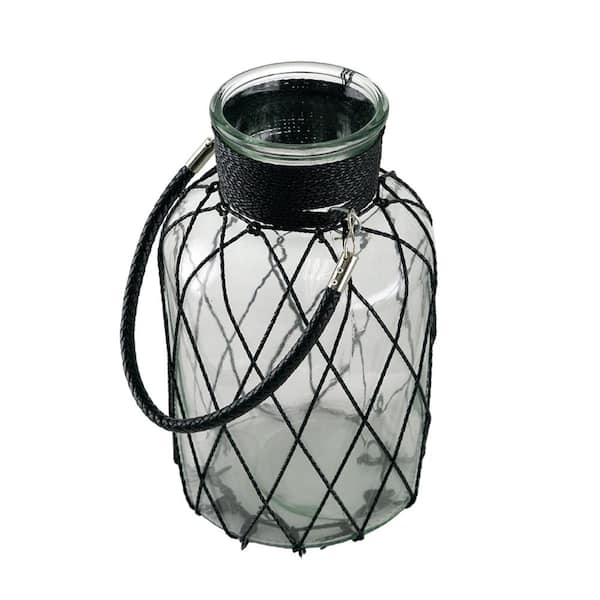 6.5 inch Hanging Glass Jar, Rope hanging jars Bulk - Wholesale Flowers and  Supplies