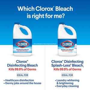77 fl. oz. Splash-Less Concentrated Disinfecting Regular Liquid Bleach