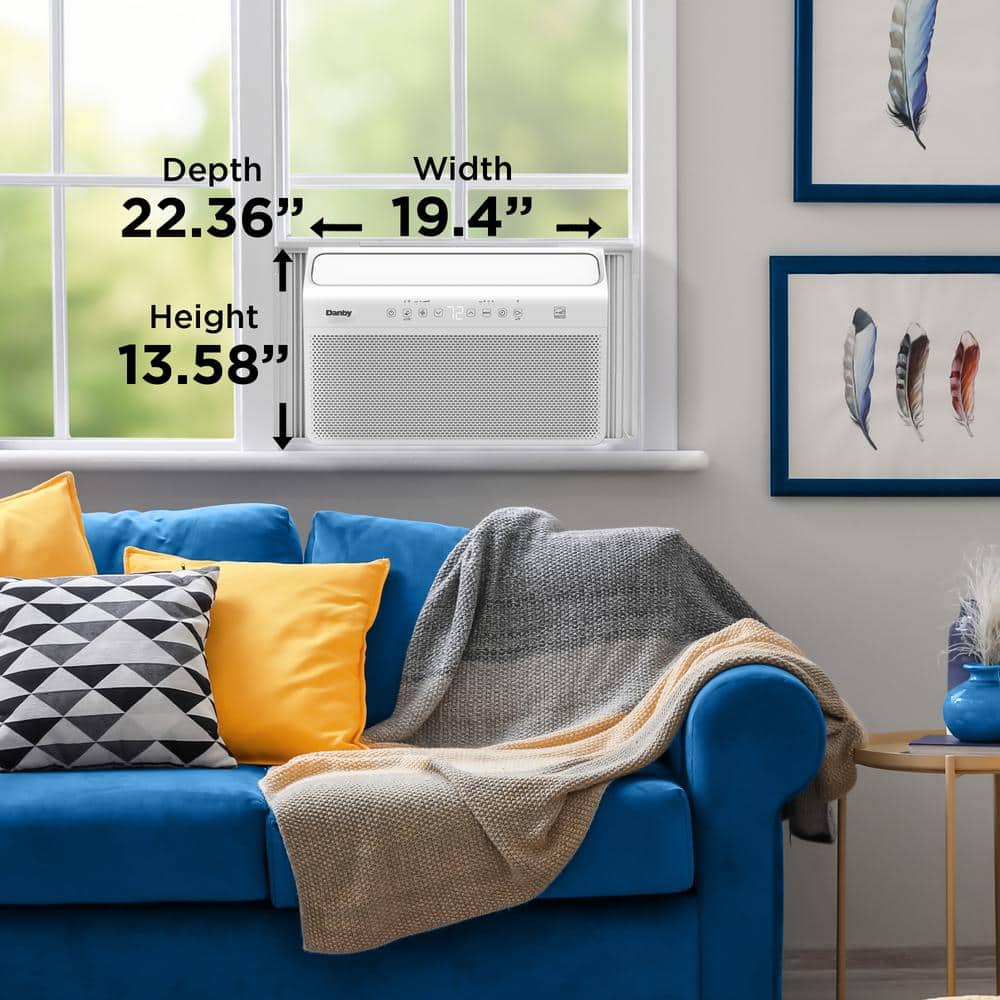Danby 10000 BTU White Window Air Conditioner with Remote