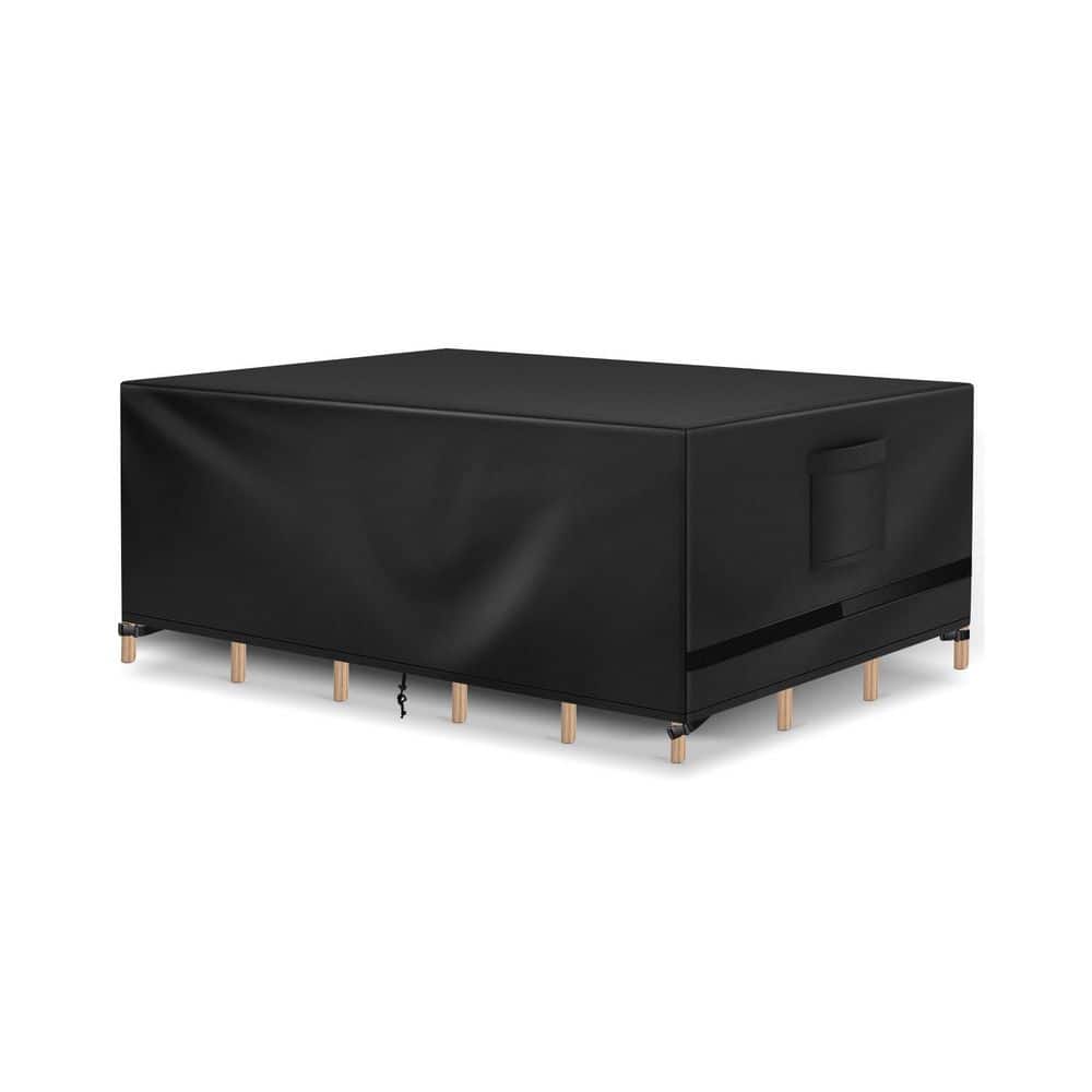 "74""L x 47""W x 28""H Black Rectangle Patio Furniture Cover Waterproof for Outdoor Sectional Set" price history on PriceWatchPro