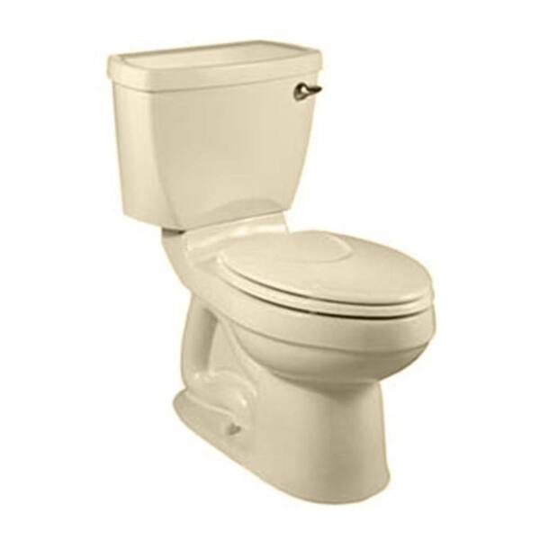 American Standard Champion 4 2-Piece 1.6 GPF Right Height Elongated Toilet Less Seat in Bone-DISCONTINUED