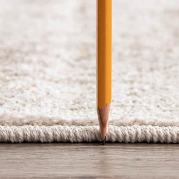 Magic Traditional Beige and Cream 2 ft. x 7 ft. Oriental Indoor Runner Rug