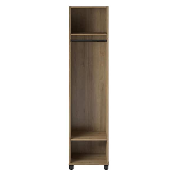 SystemBuild Lonn 18 in. Wide Natural Mudroom Cabinet