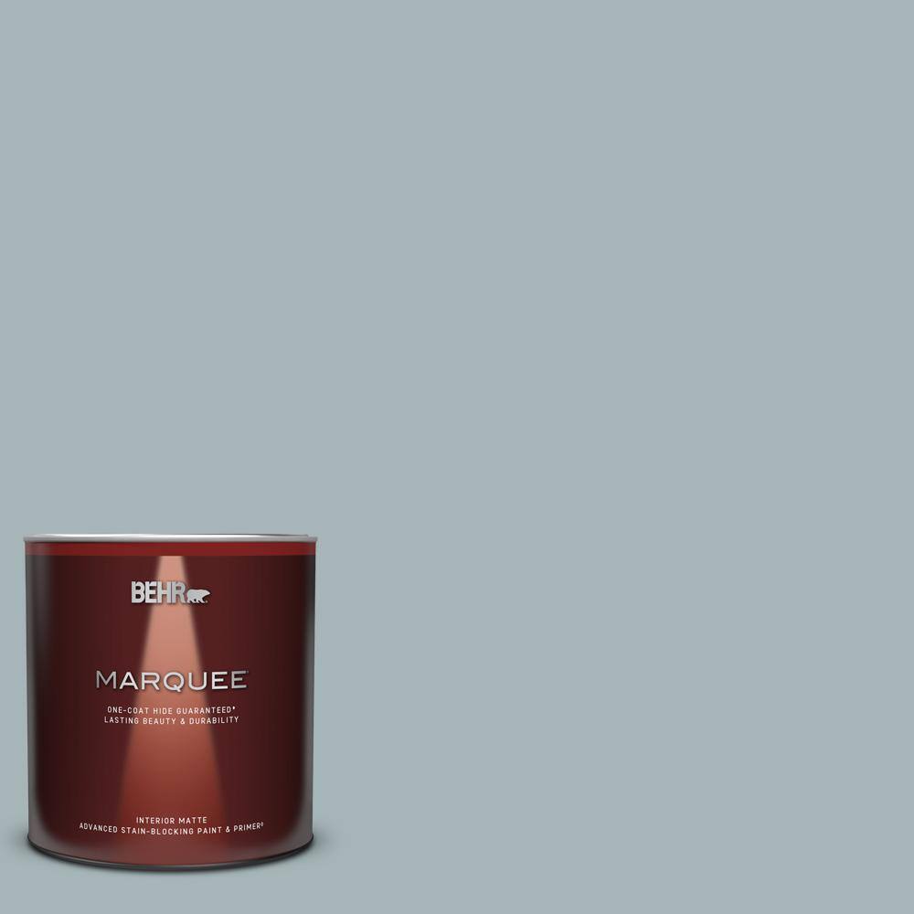 1 qt. #ECC-22-2 Bay View Matte Interior Paint & Primer