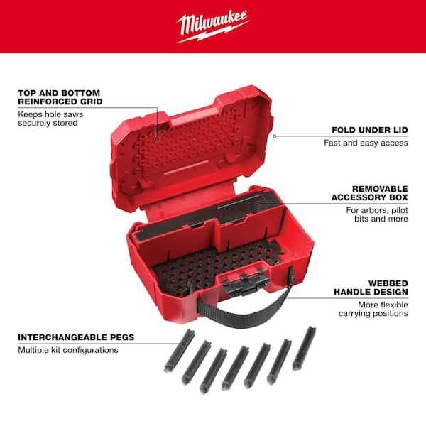 Milwaukee 7 piece hole saw online kit