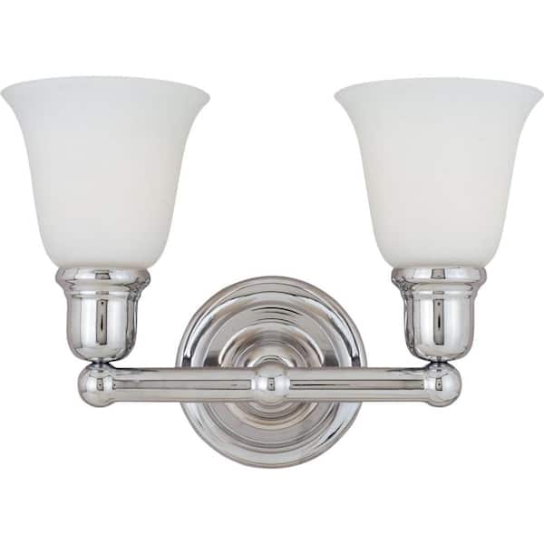 Maxim Lighting Bel Air 2-Light Polished Chrome Bath Vanity Light