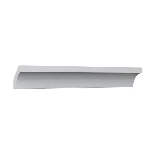 Ekena Millwork WM86 0.56 in. D x 1.63 in. W x 96 in. L Wood (Finger Joint Pine) Crown Molding
