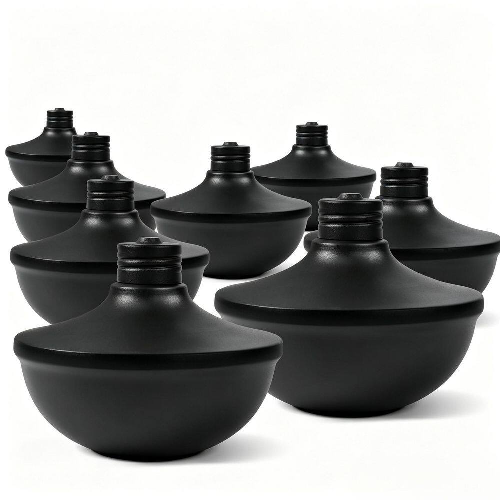Hcman 8-Pack Tabletop Torches, 24 oz. Citronella Torch Lights