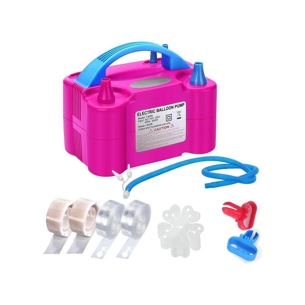 Ahfiwaso Balloon Pump 2 PSI Portable Electric Air Compressor with