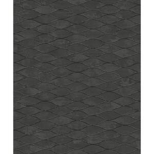 57.5 sq. ft. Stormy Piccola Geometric Unpasted Nonwoven Paper Wallpaper Roll