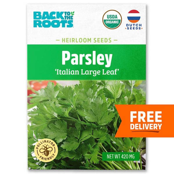 Reviews for Back to the Roots Organic Italian Large Leaf Parsley Seed ...