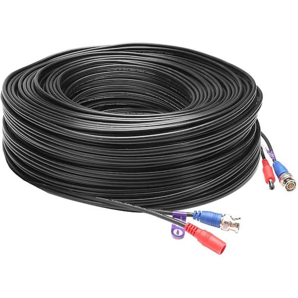 LOOCAM 300 ft. All-in-one BNC Video and Power Extension Cable for HD CCTV Security Camera