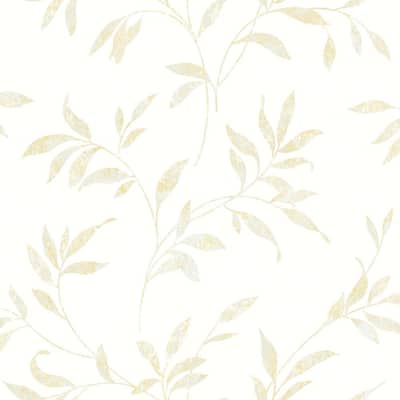 Sanibel Cream Trail Paper Strippable Roll (Covers 56.4 sq. ft.)