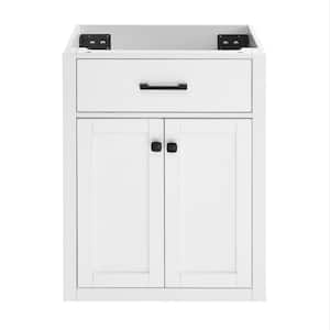 Burdon 23.5 in. W x 18 in. D x 33.5 in. D x Bath Vanity Cabinet without Top in White