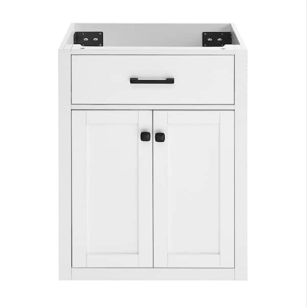 Swiss Madison Burdon 23.5 in. W x 18 in. D x 33.5 in. D x Bath Vanity Cabinet without Top in White
