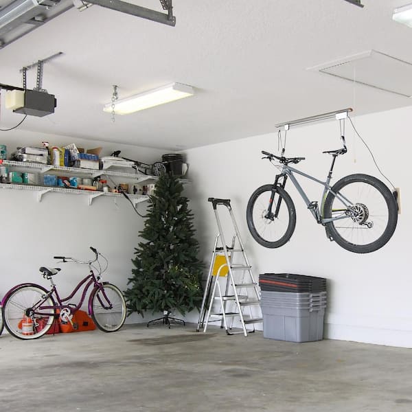 Bike Ceiling Mount Garage Rack, Ceiling Mounted Bike Racks For Garage
