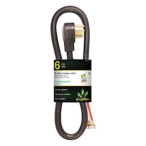6 ft. 6/2 and 8/2 4-Wire Range Cord
