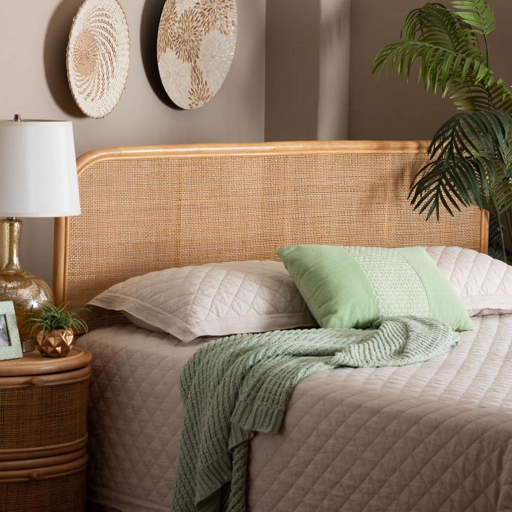 Agota Light Honey Rattan Queen Standalone Headboard price history on PriceWatchPro