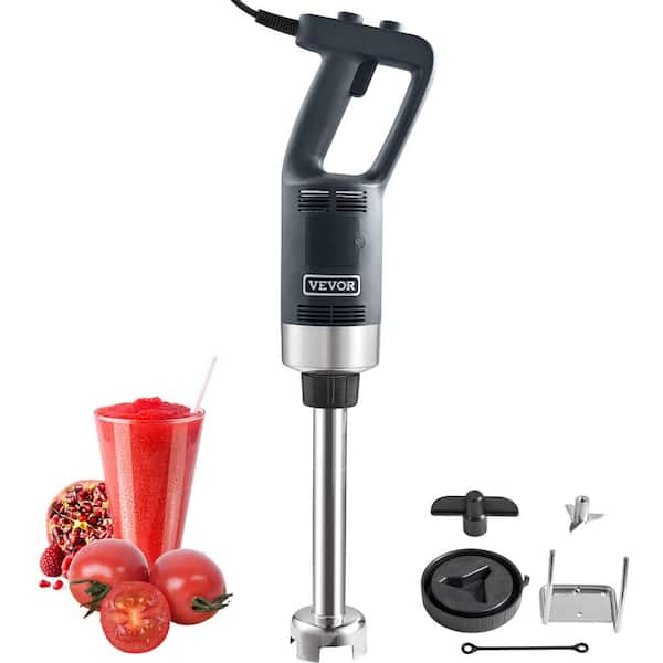 VEVOR Commercial Immersion Blender 500-Watt Heavy Duty Hand Mixer Variable Speed Stick Mixer Multi-Purpose Portable Mixer