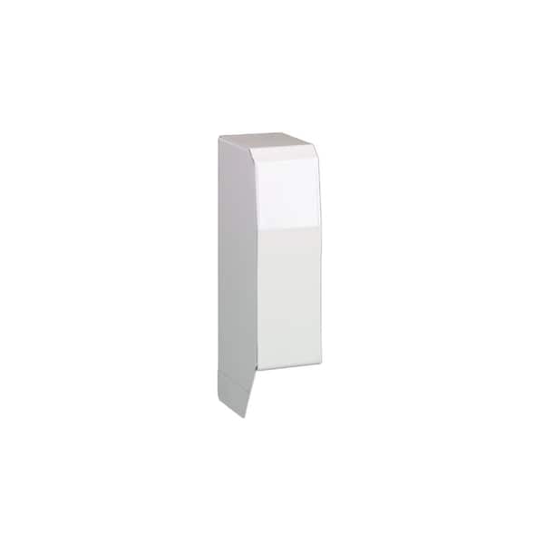 2 in. Left End Cap in Brite White