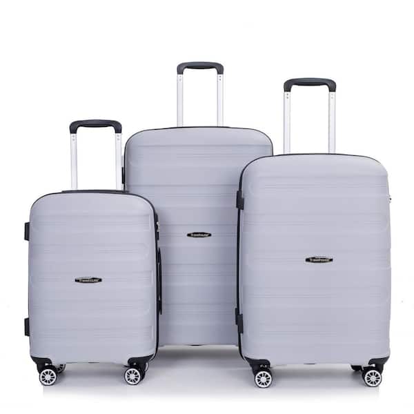 Unbranded 3-Piece PP Luggage Sets Lightweight Durable Suitcase with TSA Lock (20/24/28)