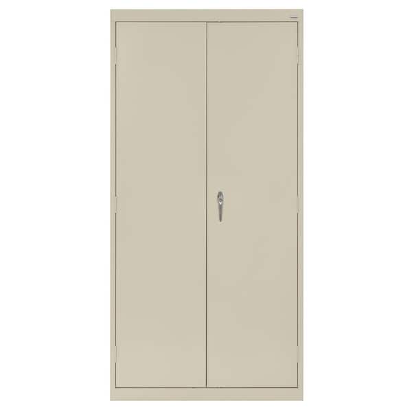 Classic Series Preassembled Steel Garage Freestanding Cabinet in Putty ( 36 in. W x 72 in. H x 24 in. D )