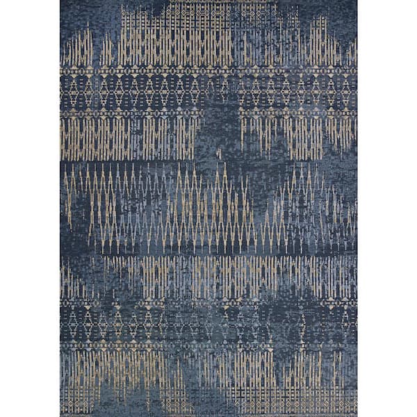 Dolce Blue Nile Indigo 8 ft. x 11 ft. Indoor/Outdoor Area Rug