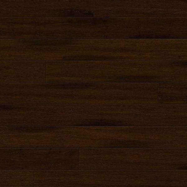 Home Decorators Collection Hand Scraped Strand Woven Brown 1/2 in. T x 5-1/8 in. W x 72-7/8 in. L Solid Bamboo Flooring (25.9 sqft/case)