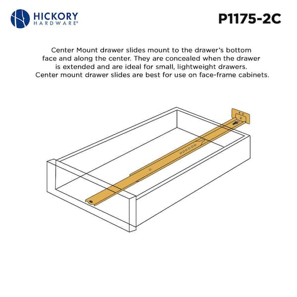 23-5/16 in. Multiple Length Bottom Mount Mono Rail Drawer Slide (1-Pack) 23-5/16 in. Multiple Length Bottom Mount Mono Rail Drawer Slide (1-Pack)