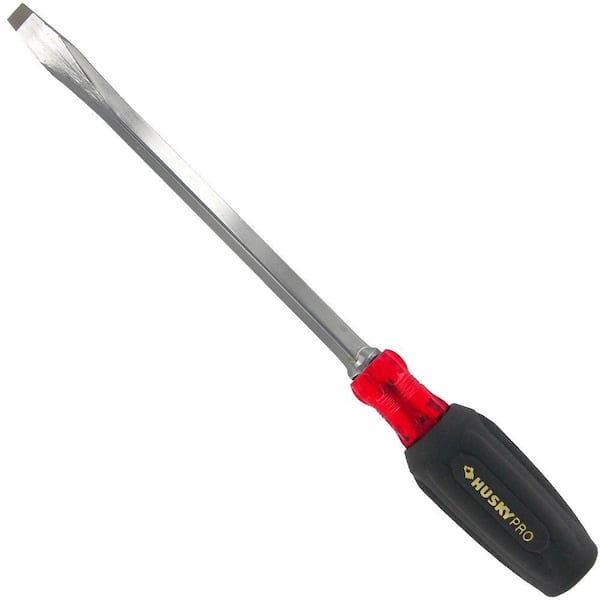 Husky 8 in. Slotted Screwdriver