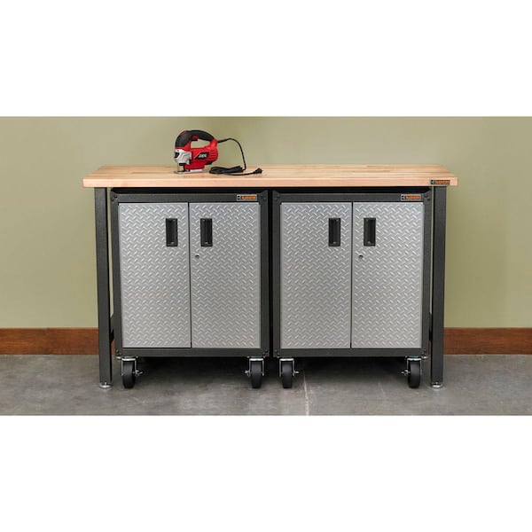 Caster Kit for Ready to Assemble Freestanding Garage Cabinets