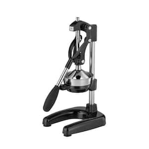 Commercial Cast Aluminum Black Lever Pull Citrus Press