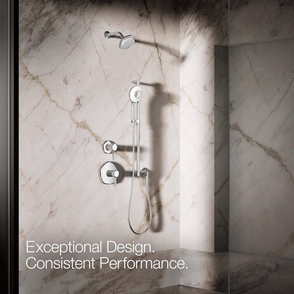 Polished Chrome Two-Function Handheld Showerhead