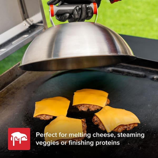 Nexgrill Daytona 12 in. Stainless Steel Outdoor Kitchen Griddle