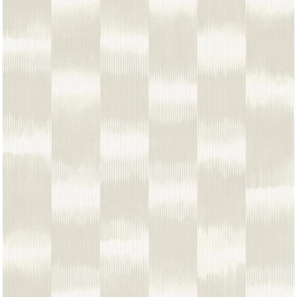 A-Street Prints Baldwin Pearl Shibori Stripe Textured Non-pasted Paper Wallpaper