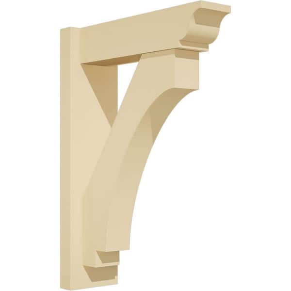 Ekena Millwork Imperial 5 in. W x 22 in. H x 16 in. D Signature Urethane Polyurethane Outlooker with Traditional Ends