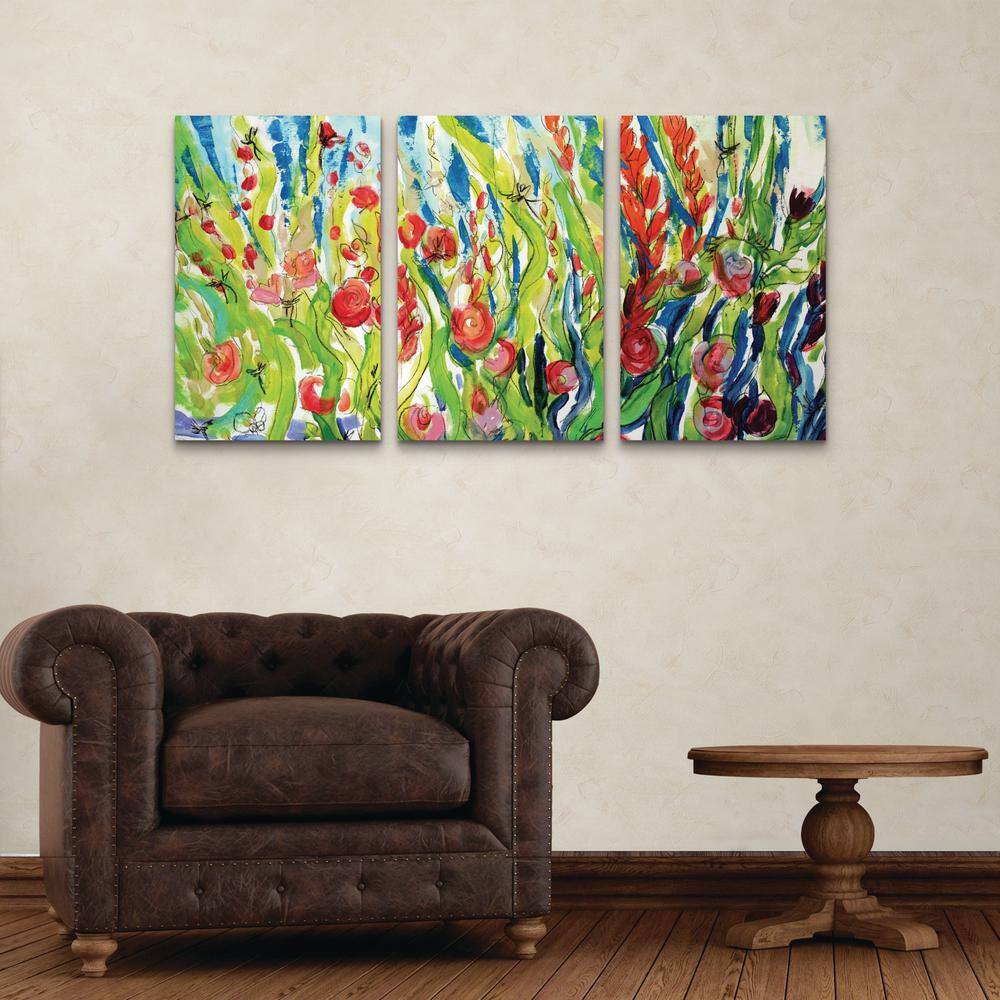 Dorothy Fagan 'Myplaceinthesun' Multi Panel Abstract Canvas Art