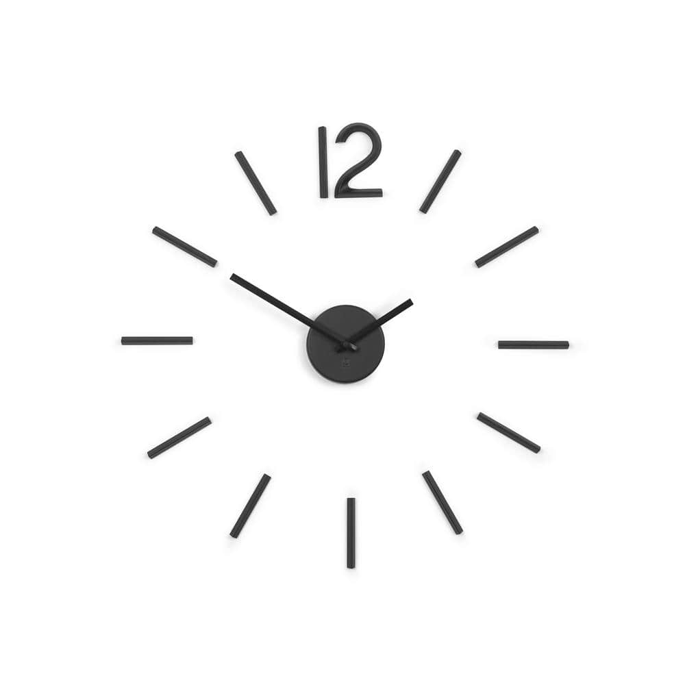 Umbra 1005400-040 Blink Wall Clock Black - Easy to Paste Wall