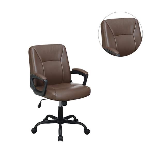   Basics Padded Office Desk Chair with Armrests