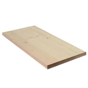 1 in. x 24 in. x 36 in. Allwood Pine Project Panel Table Island Top